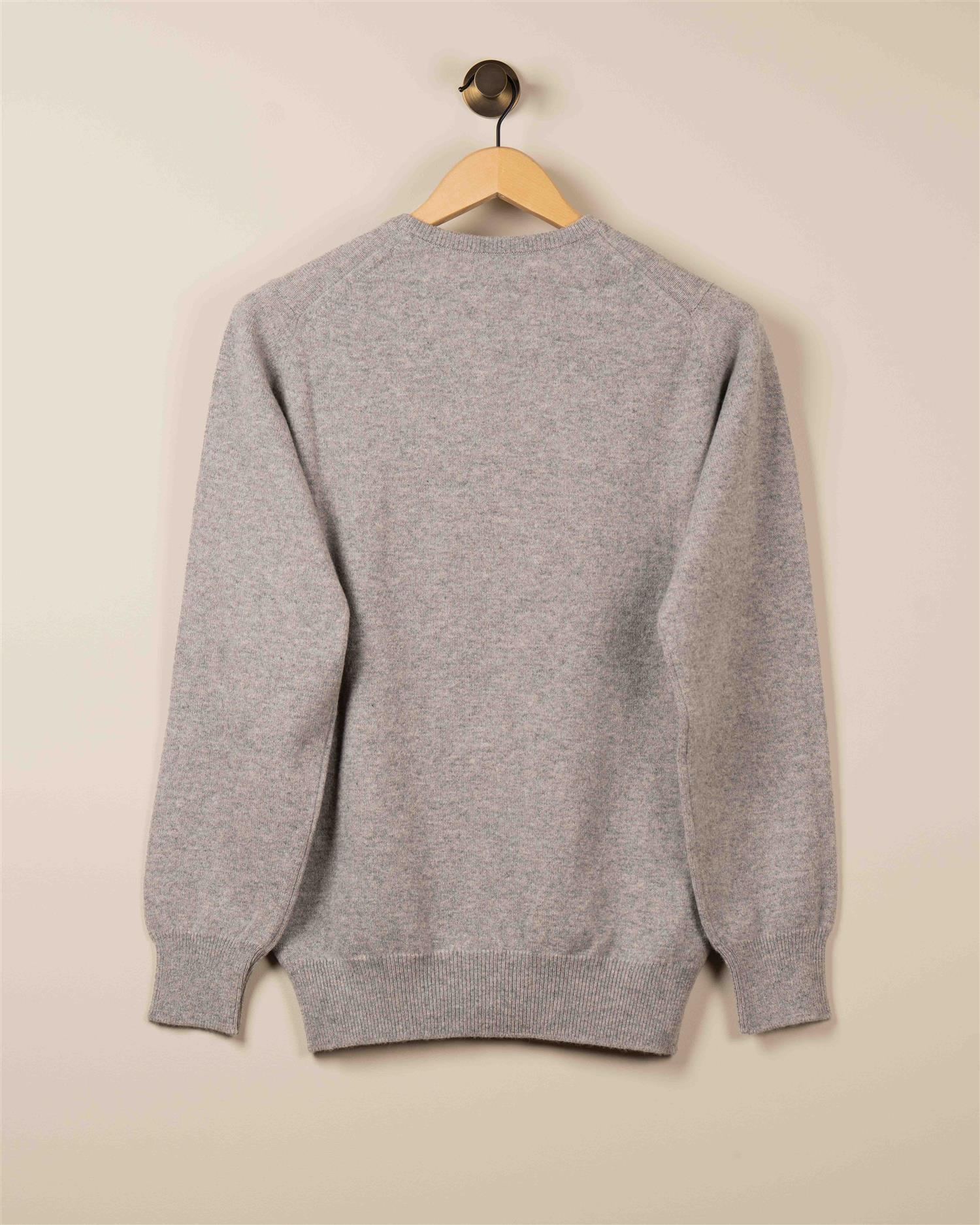 Rundhals Genser - Grå