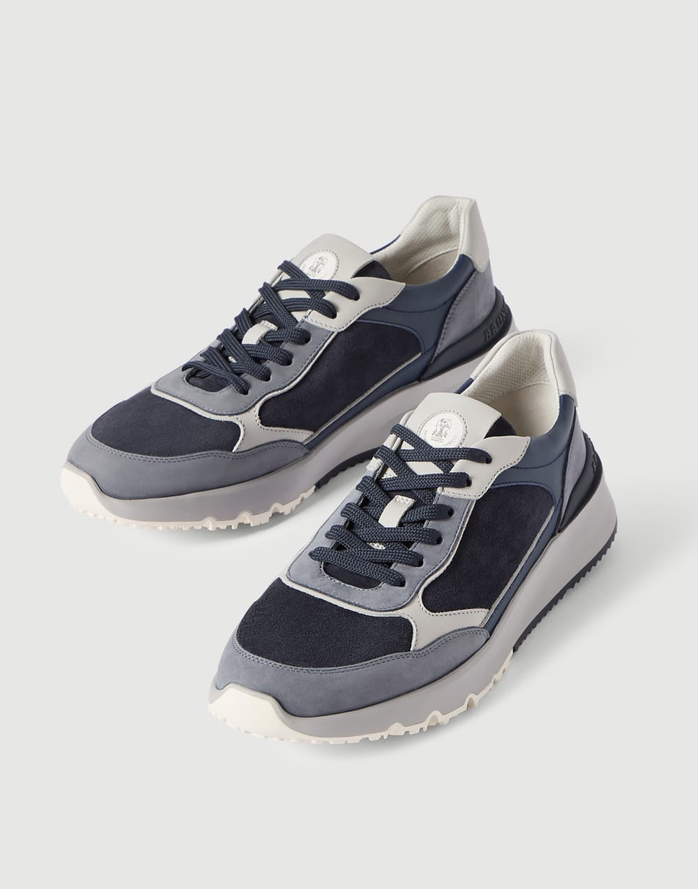 Nubuck and suede runners - Blå