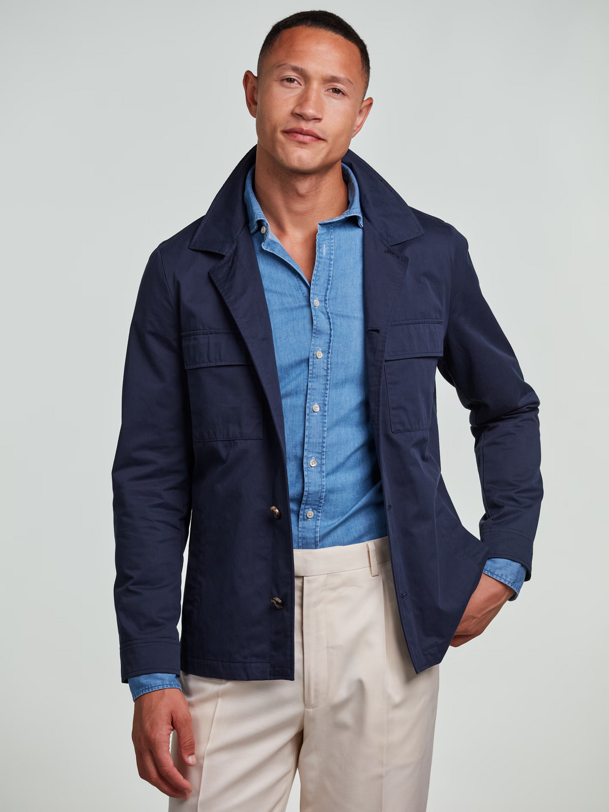 Denim Skjorte Regular - Blå