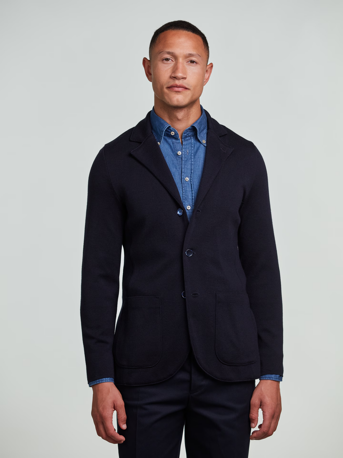 Denim Skjorte Slimline - Blå