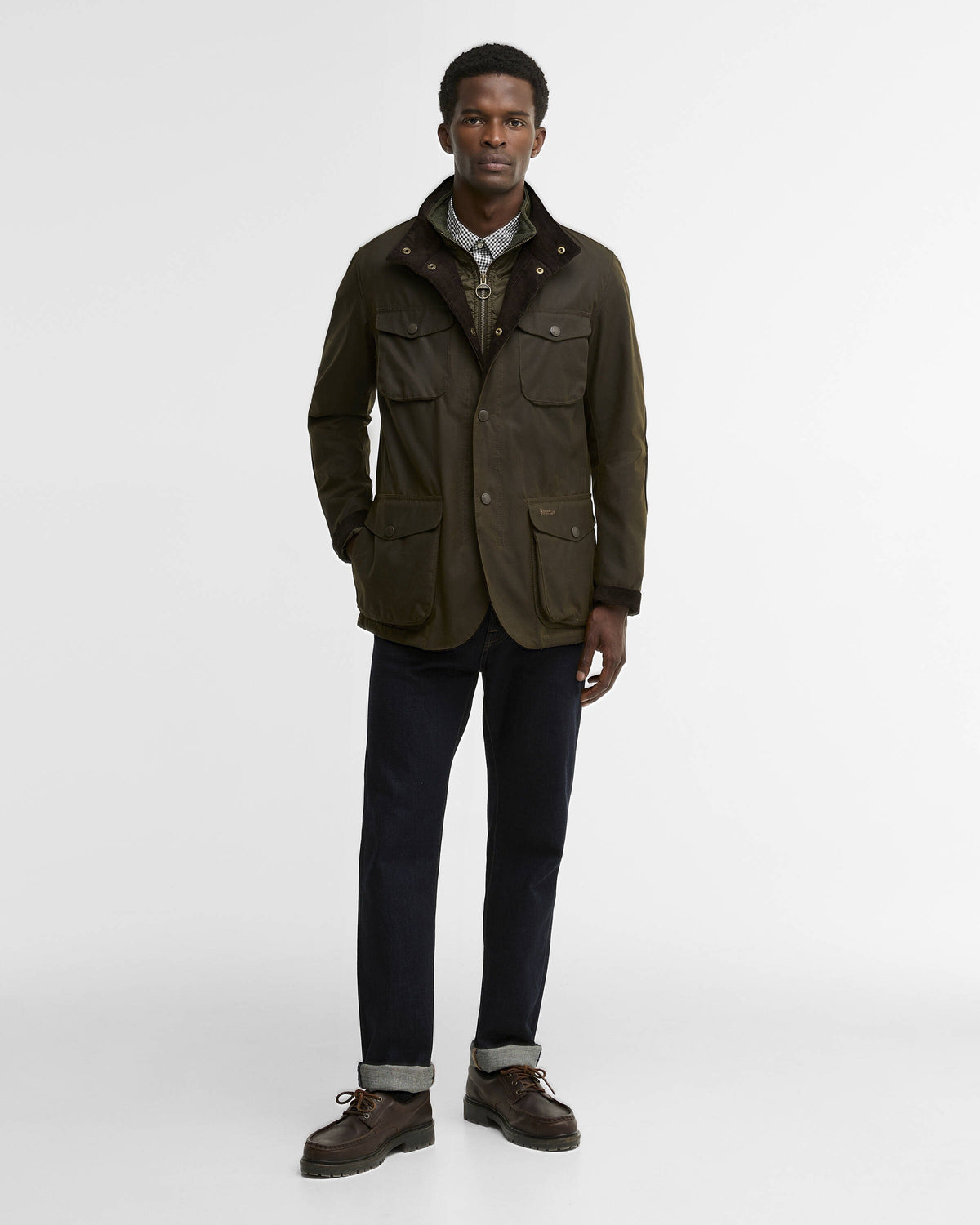 Ogston Waxed jacket - Oliven