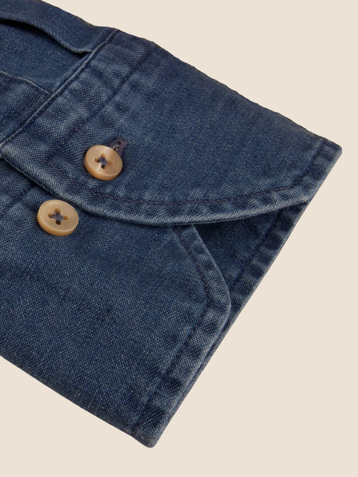 Denim Skjorte Slimline - Blå