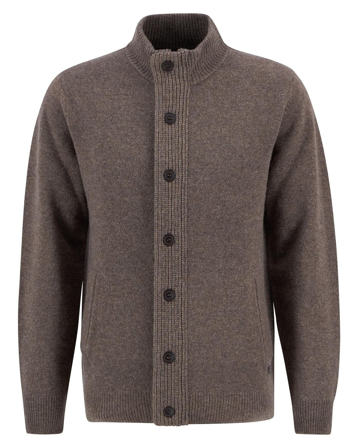 Patch Zip Thourgh - Mørk Beige