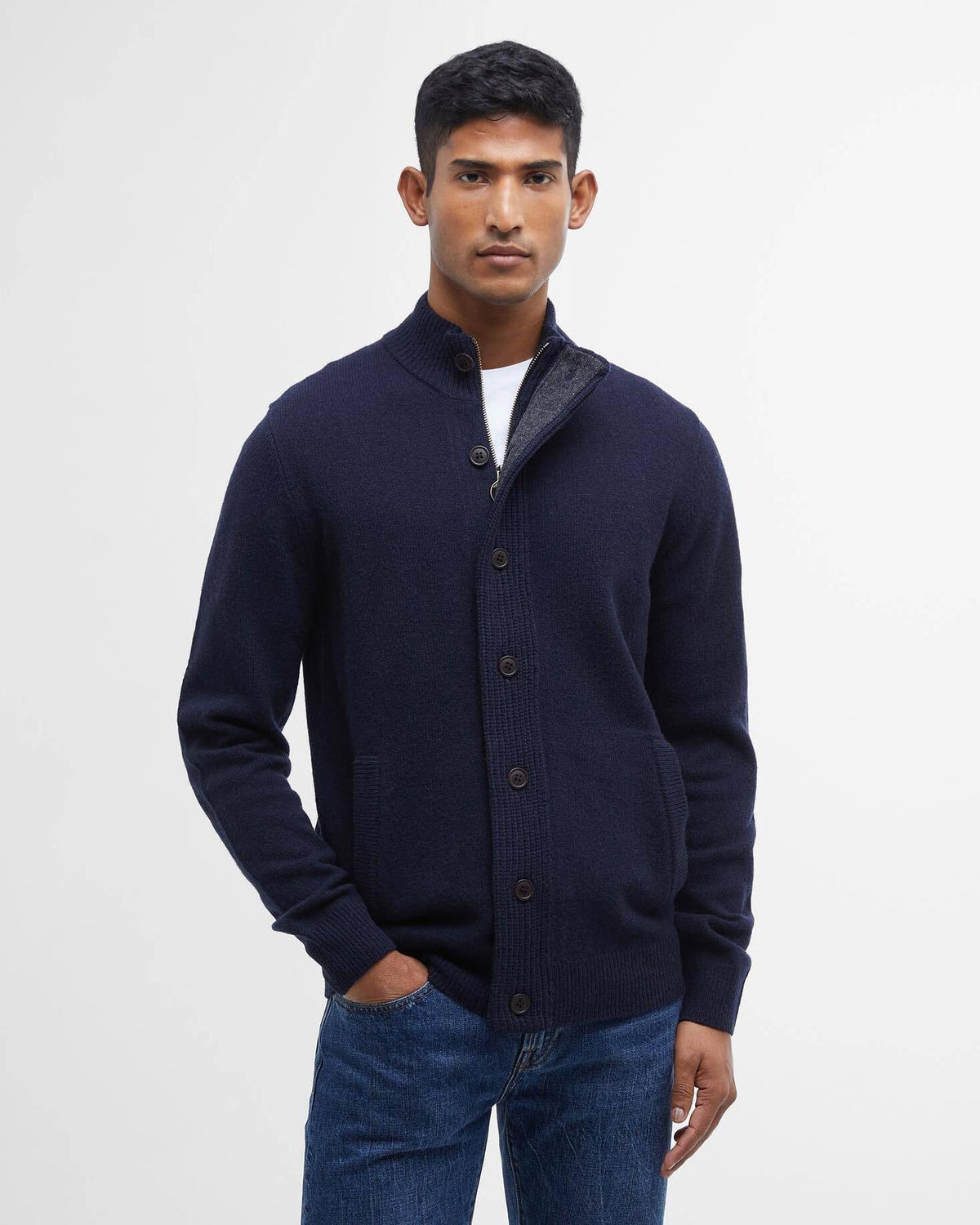 Patch Zip Thourgh - Navy