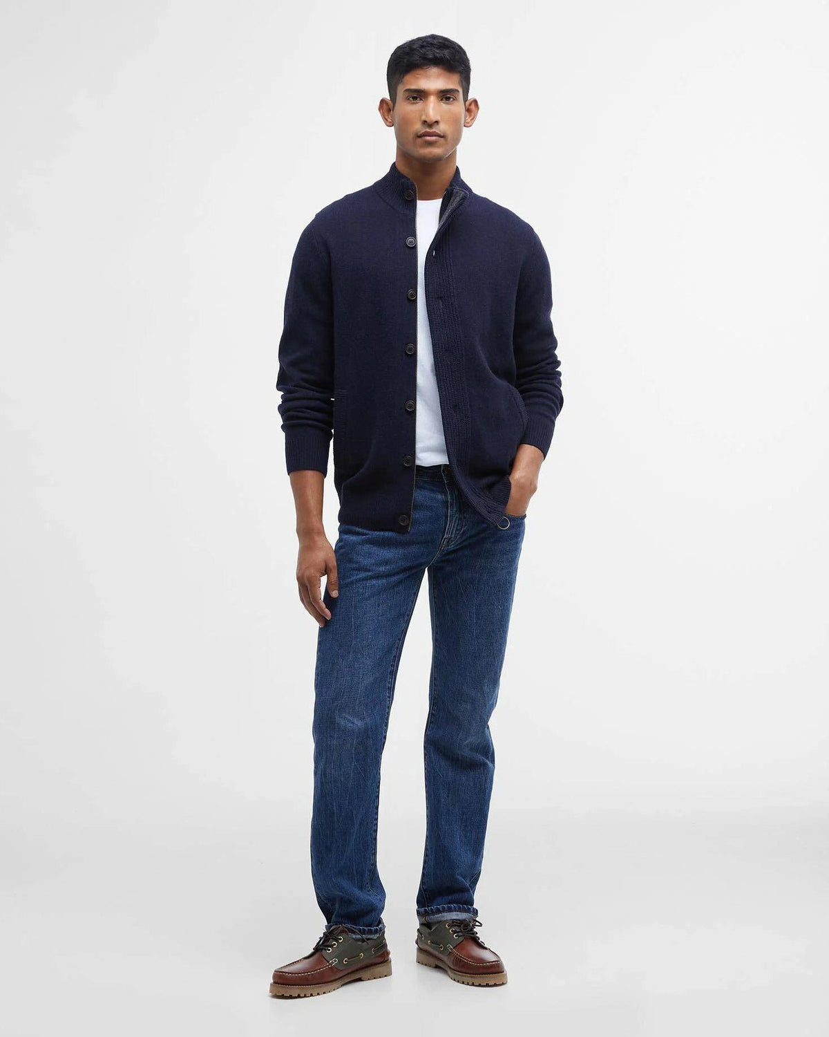 Patch Zip Thourgh - Navy