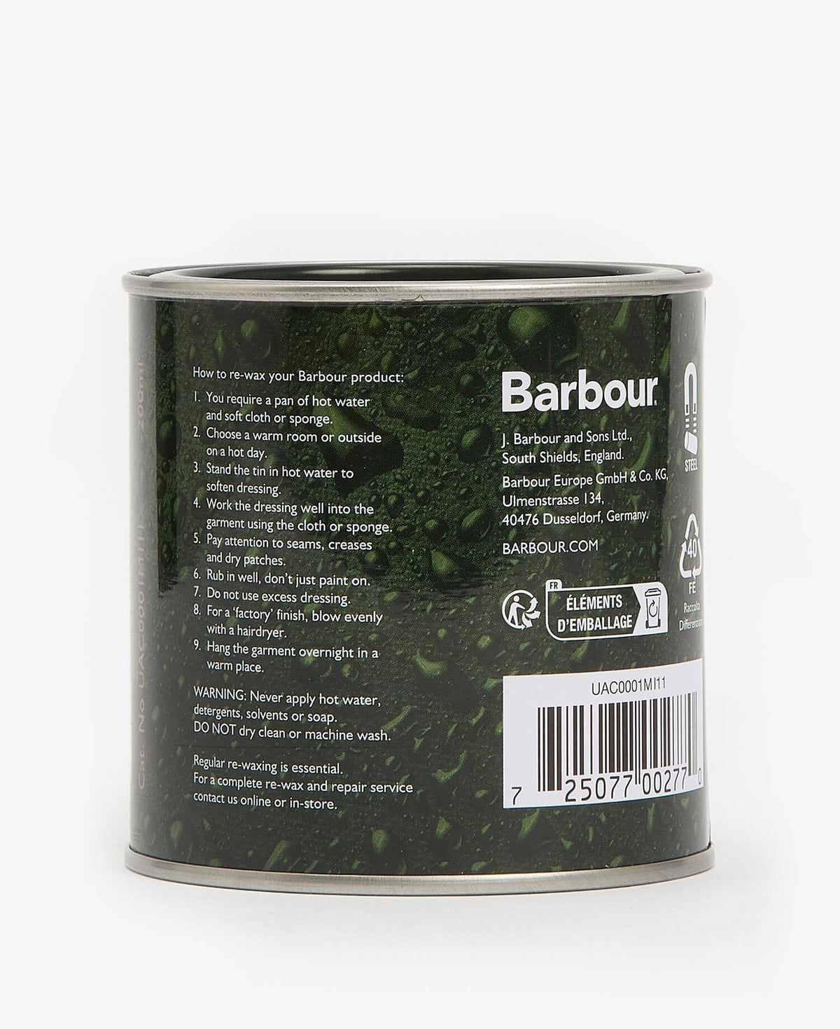 Thornproof dressing voks