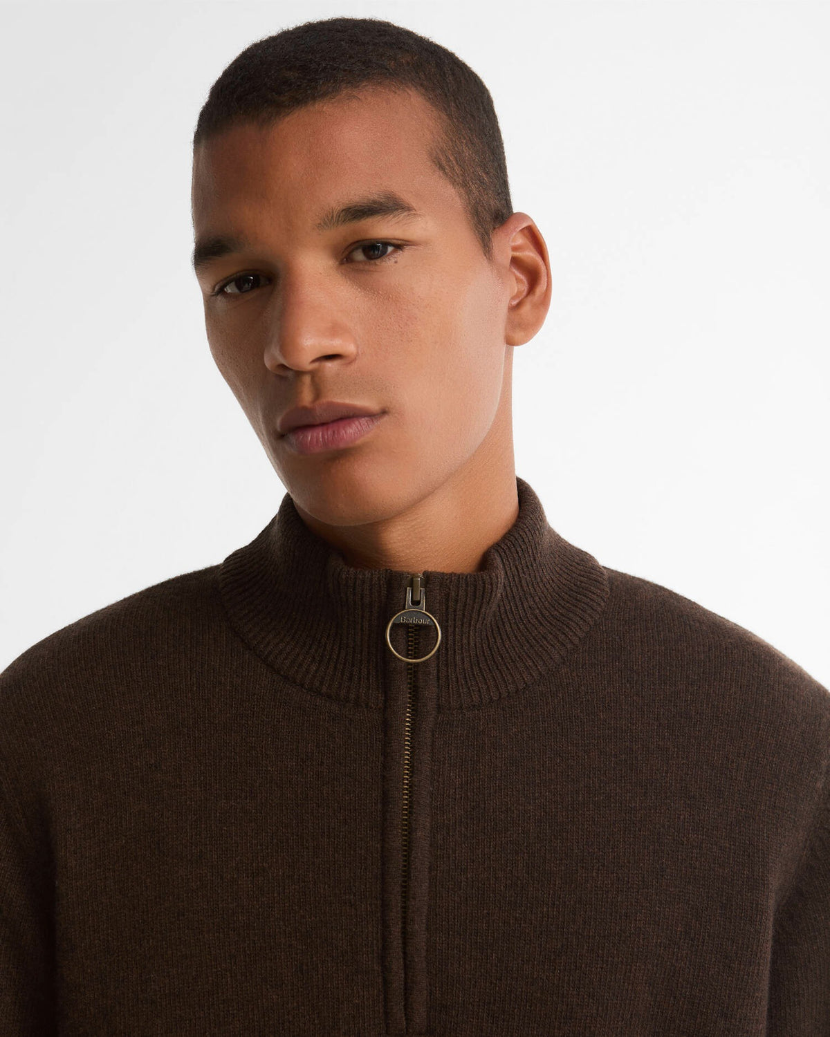 Half Zip - Brun
