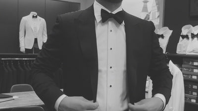 Film som viser forskjellige smokinger fra Zegna og Lardini hos Gunnar Øye.