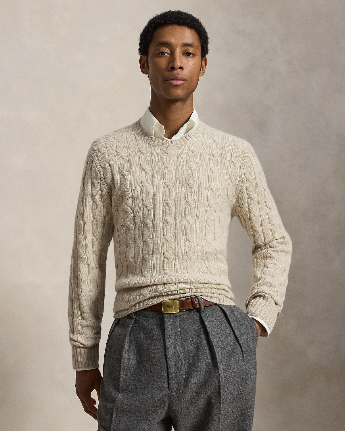 Cable Knit - Beige
