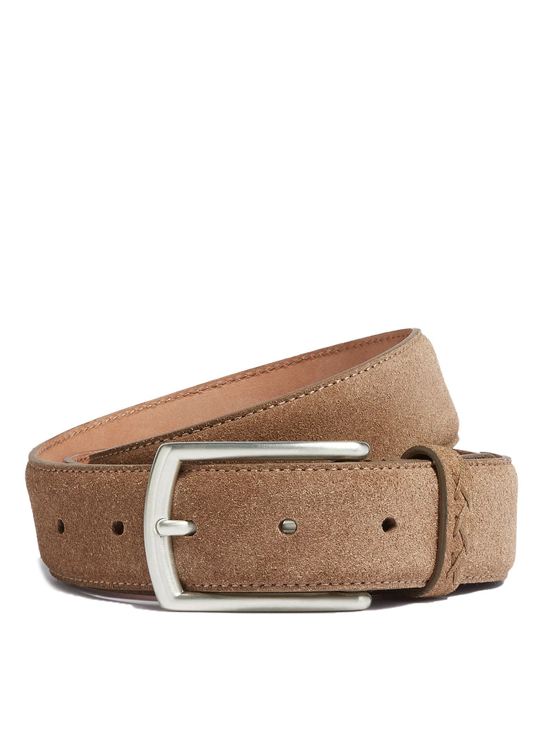 Triple Stitch Buckle Belte Beige-Zegna-www.gunnaroye.no