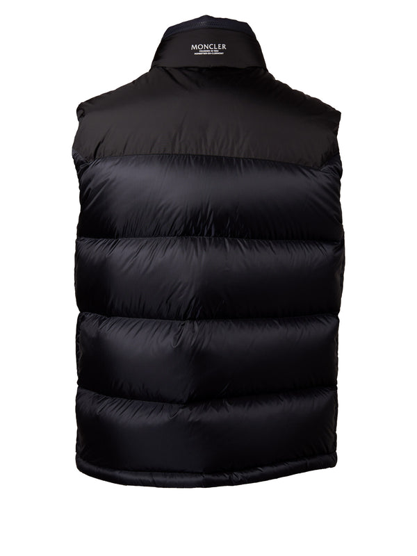 Ophrys Quilted Skall & Ripstop Dun Vest Navy-MONCLER-www.gunnaroye.no